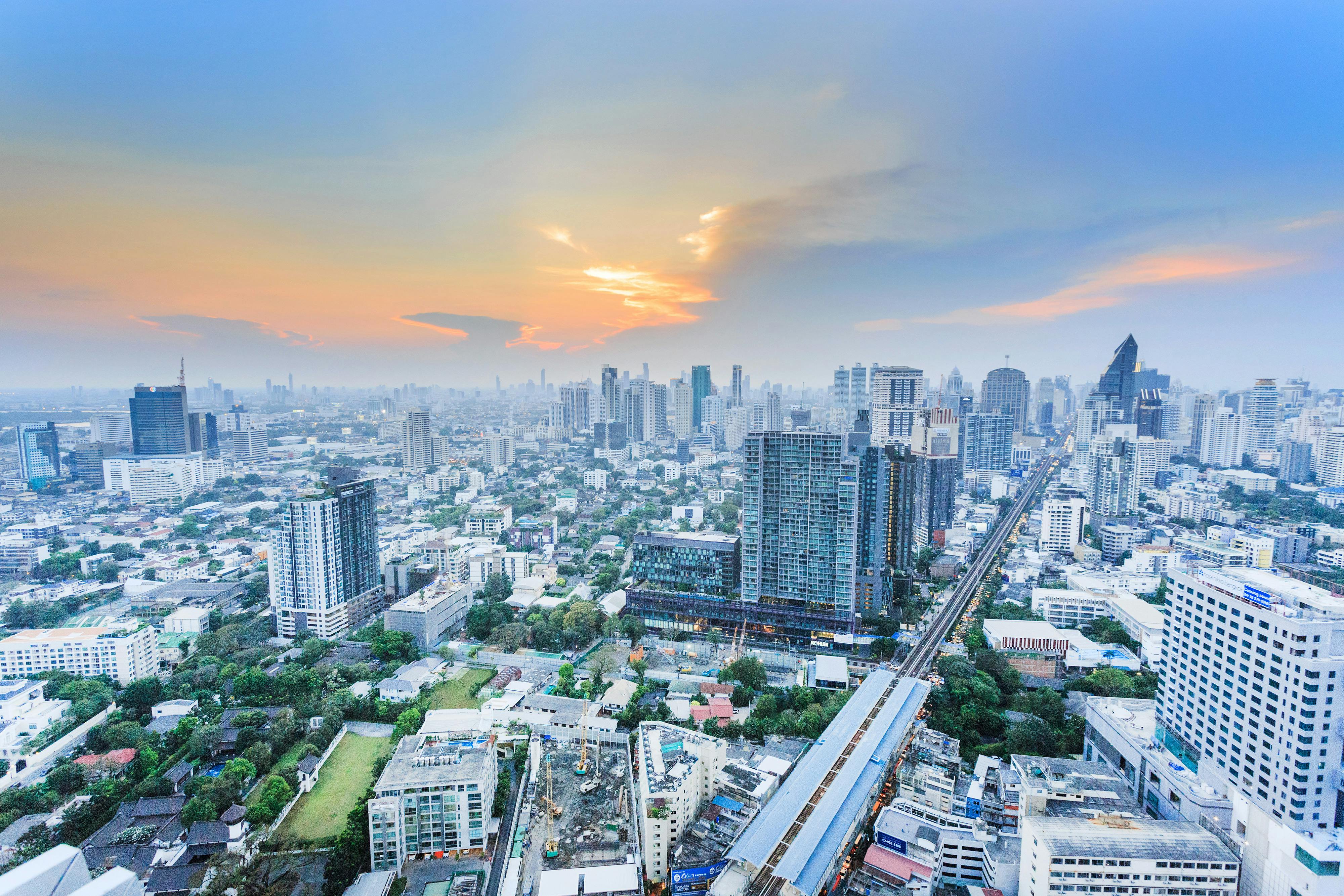 タイの都市の風景